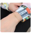Gold Plated Cute Love Word Silver Bracelet BRS-11-GP